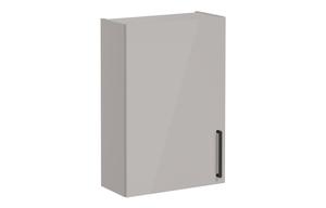 VitrA Root Flat 60cm 1 Door Upper/Wall Unit (LH Hinge) - Bright Sahara Beige